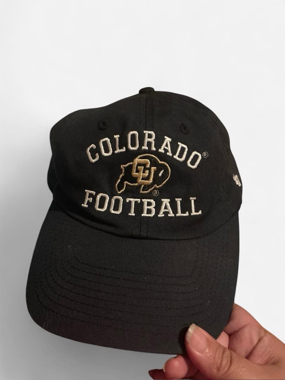 47 Brand Colorado Buffaloes Black Cap with Cream and Gold Logos